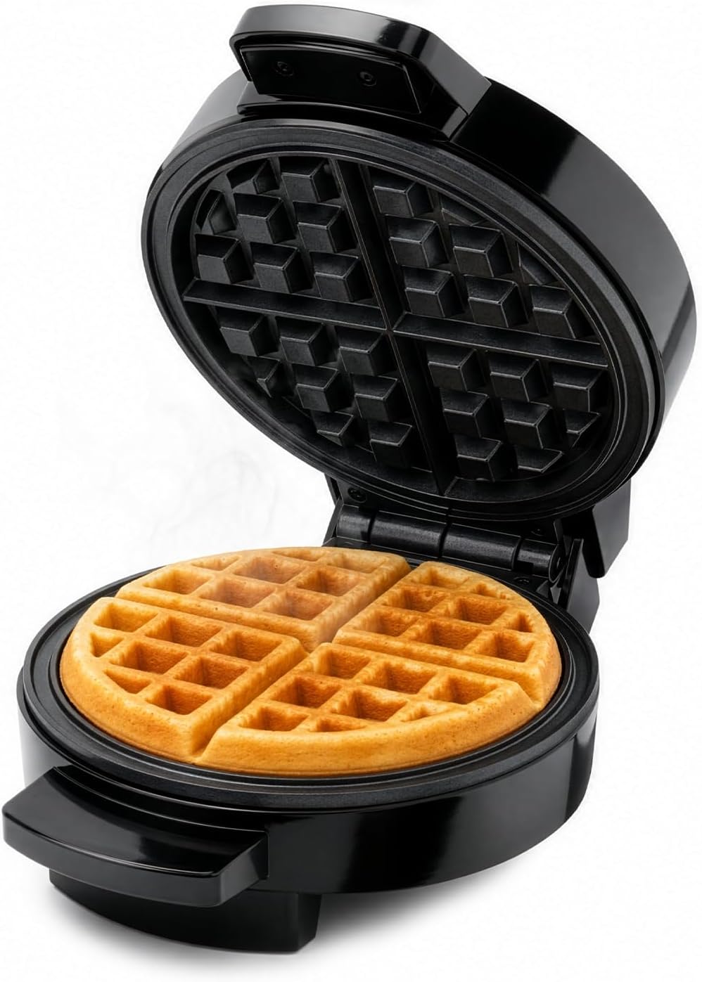 Global Gourmet by Sensio Home Full-Size American Waffle Maker - Non-Stick Pancake and Waffle Maker, Deep Plate - 700W Power, Stainless Steel Top, Cord Wrap