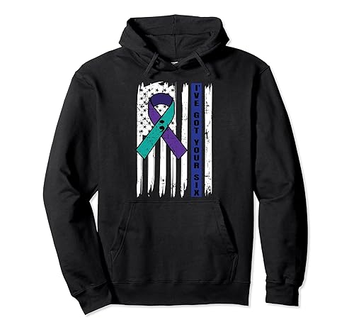 I've Got Your Six Thin Blue Line American Flag Tee