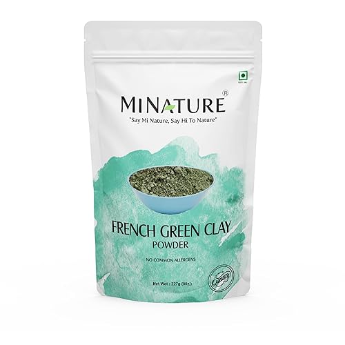minature Polvo de arcilla verde francés, Montmorillonita, para cuidado de la piel, exfoliantes faciales, limpiadores corporales, desintoxicante puro