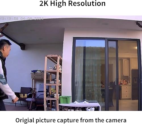 Miniatura 4 de Cámaras inalámbricas de batería para exteriores. Cámaras de seguridad para interiores y exteriores, con versión nocturna, detección de movimiento,