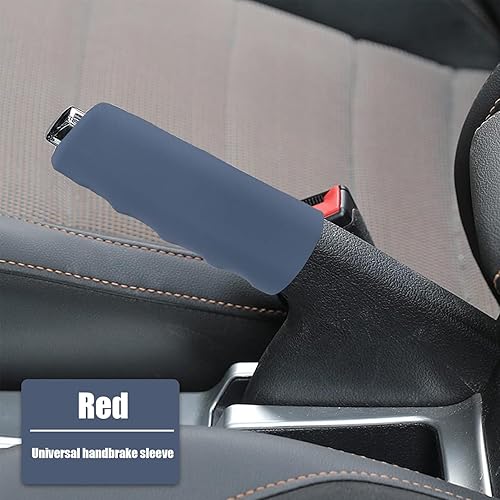 Miniatura 7 de 1 funda para freno de mano para automóvil, kit decorativo de palanca de freno de mano de silicona, protector de manija de freno en forma de onda,