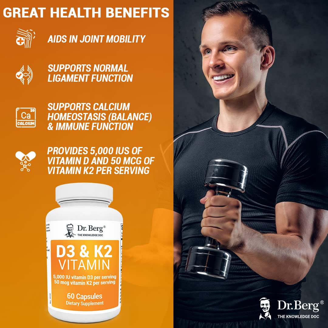 Dr. Berg's Vitamin D3 K2 w/ M...B0B4BG1WDM