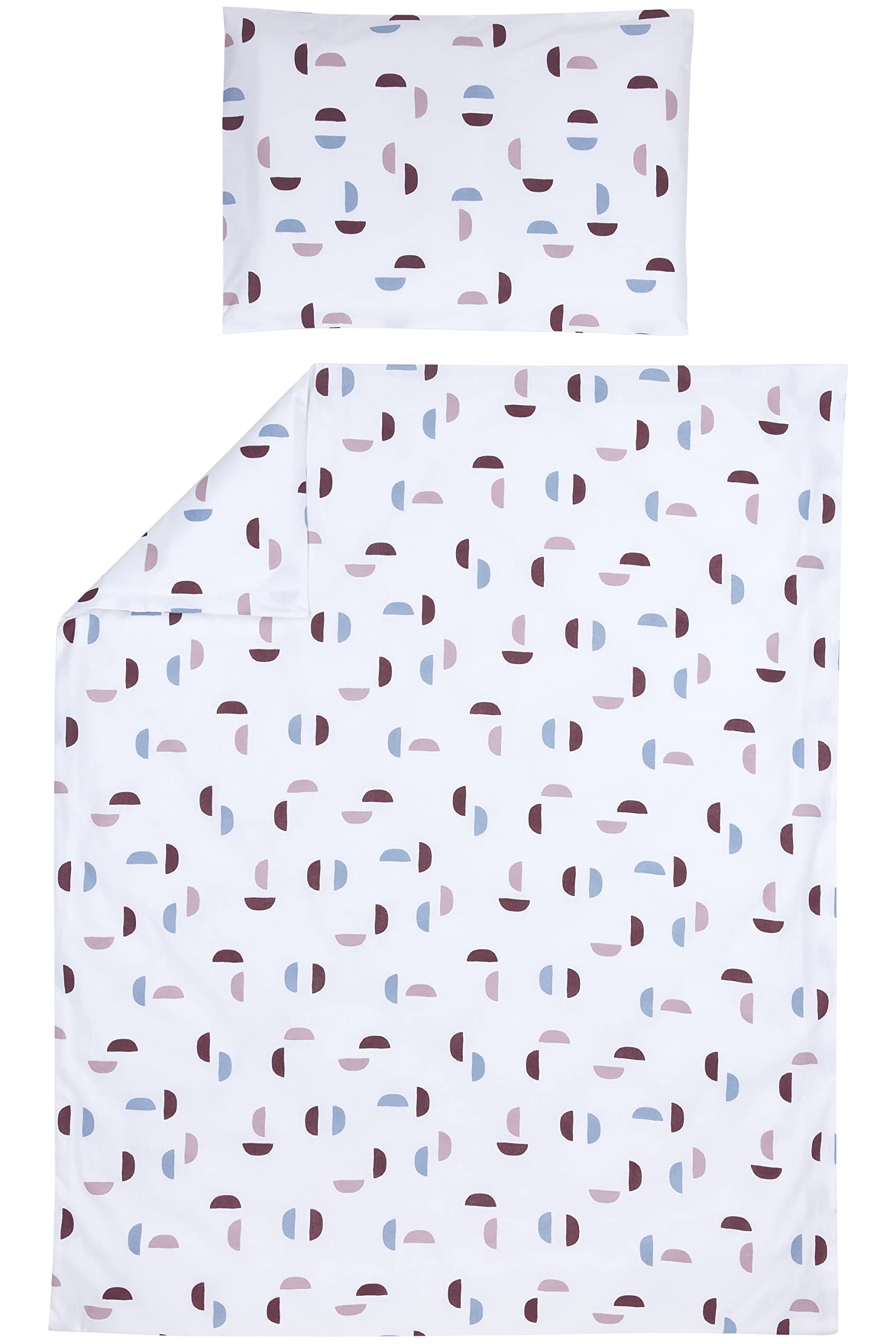 Meyco dbo+sloop 100 x 135 cm en color lila para habitaciones de bebé vibrantes