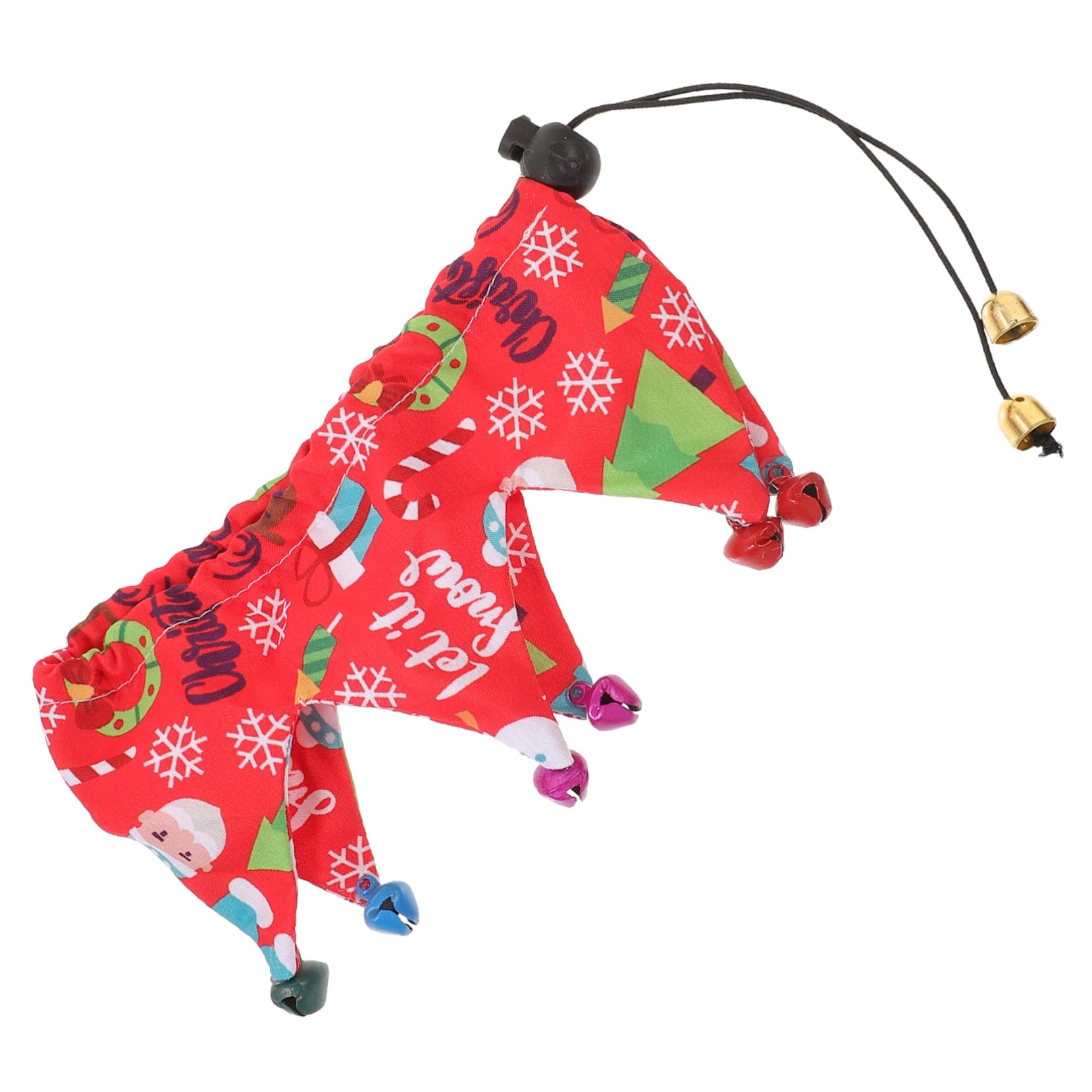 Collar de gato para Navidad ajustable con muñeco de nieve y cascabel suave