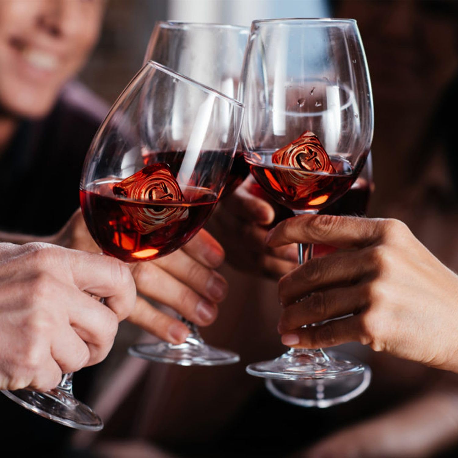 Custom Ice Cube Stamp-Custom Logo Ice Stamp with Handle to Create An Atmosphere,Premium Ice Branding Stamp for Whiskey, Cocktails and Parties