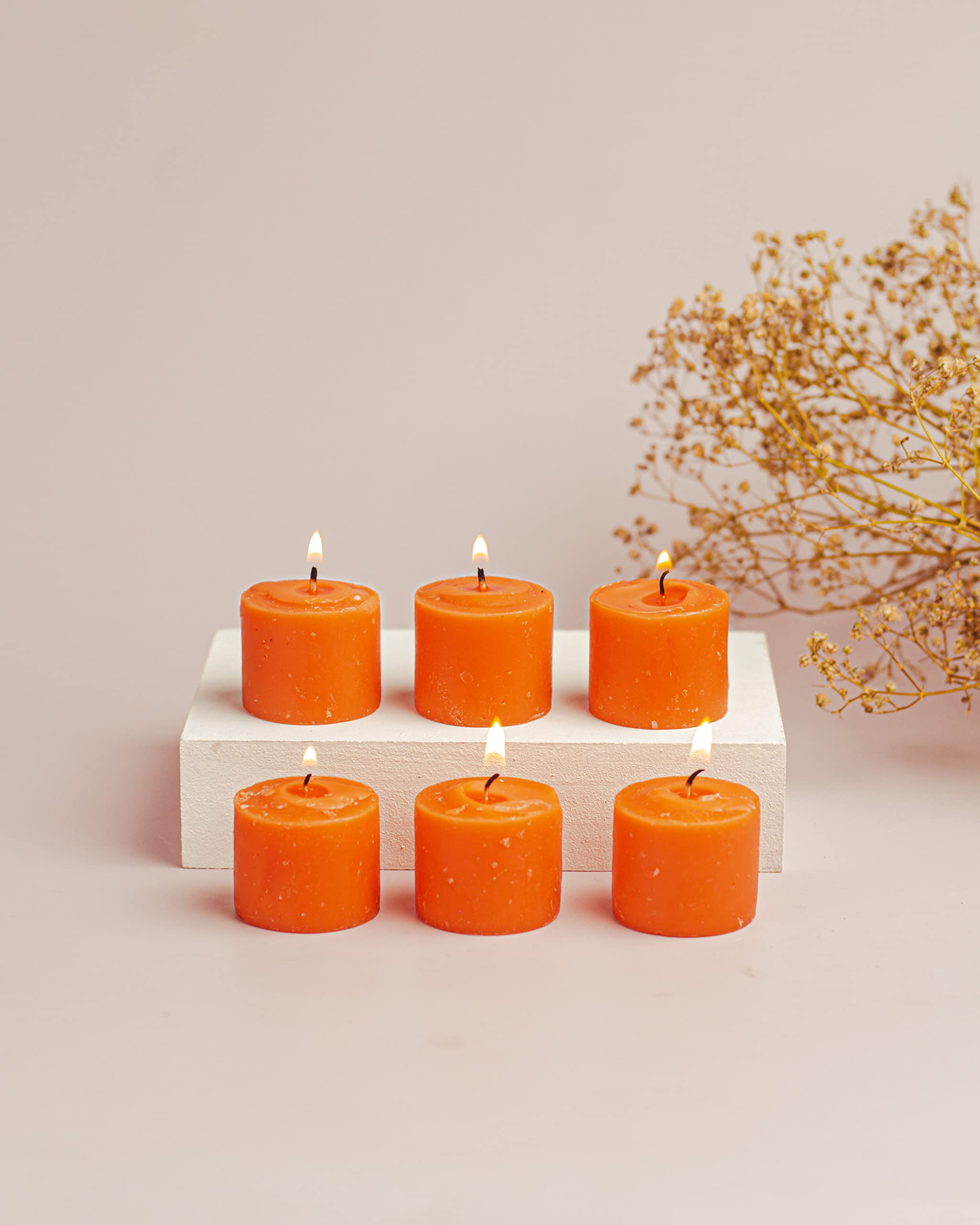 AuraDecor Fragrance Votive Candles || Smokeless Scented Candle || Aroma Candles || Candles for Decoration || Wedding Candle || Burns Upto 8 Hours (Mandarin, Pack of 12) (B08JJ9QX94) Amazon Price History, Amazon Price Tracker