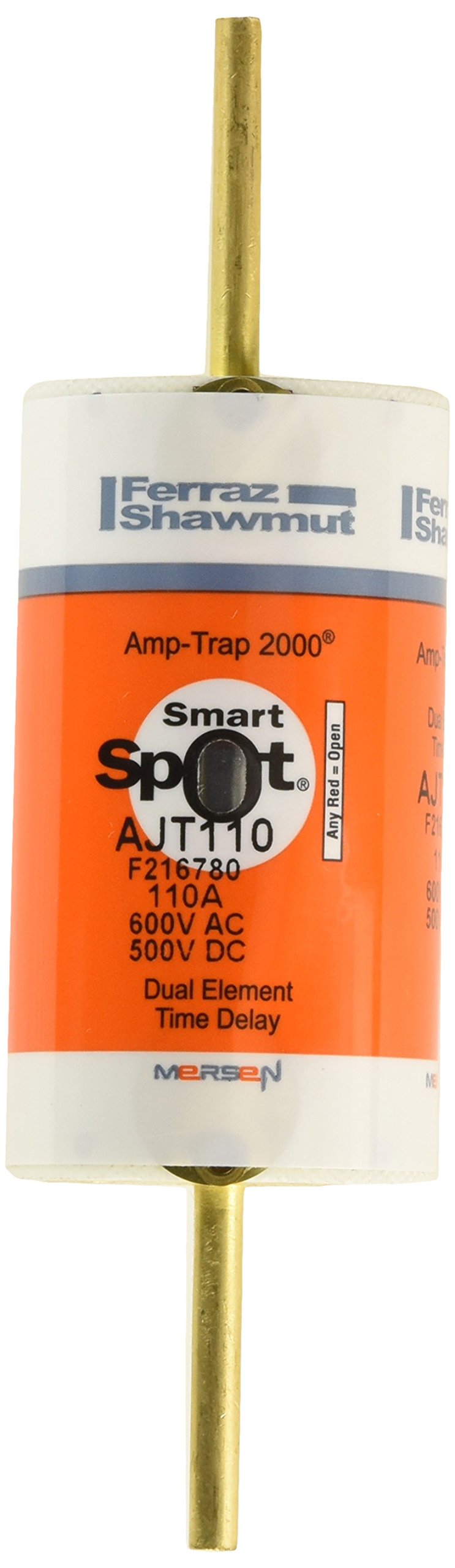 Mersen AJT Amp-Trap 2000 SmartSpot Time-Delay/Class J Fuse with