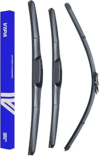 Vipa Car Parts Premium Wiper Blade Set | fits: VAUXHALL INSIGNIA Hatchback (Jul 2008 to May 2017) | All-Weather Performance | Durable, Streak-Free Windshield Wipers | Easy Installation