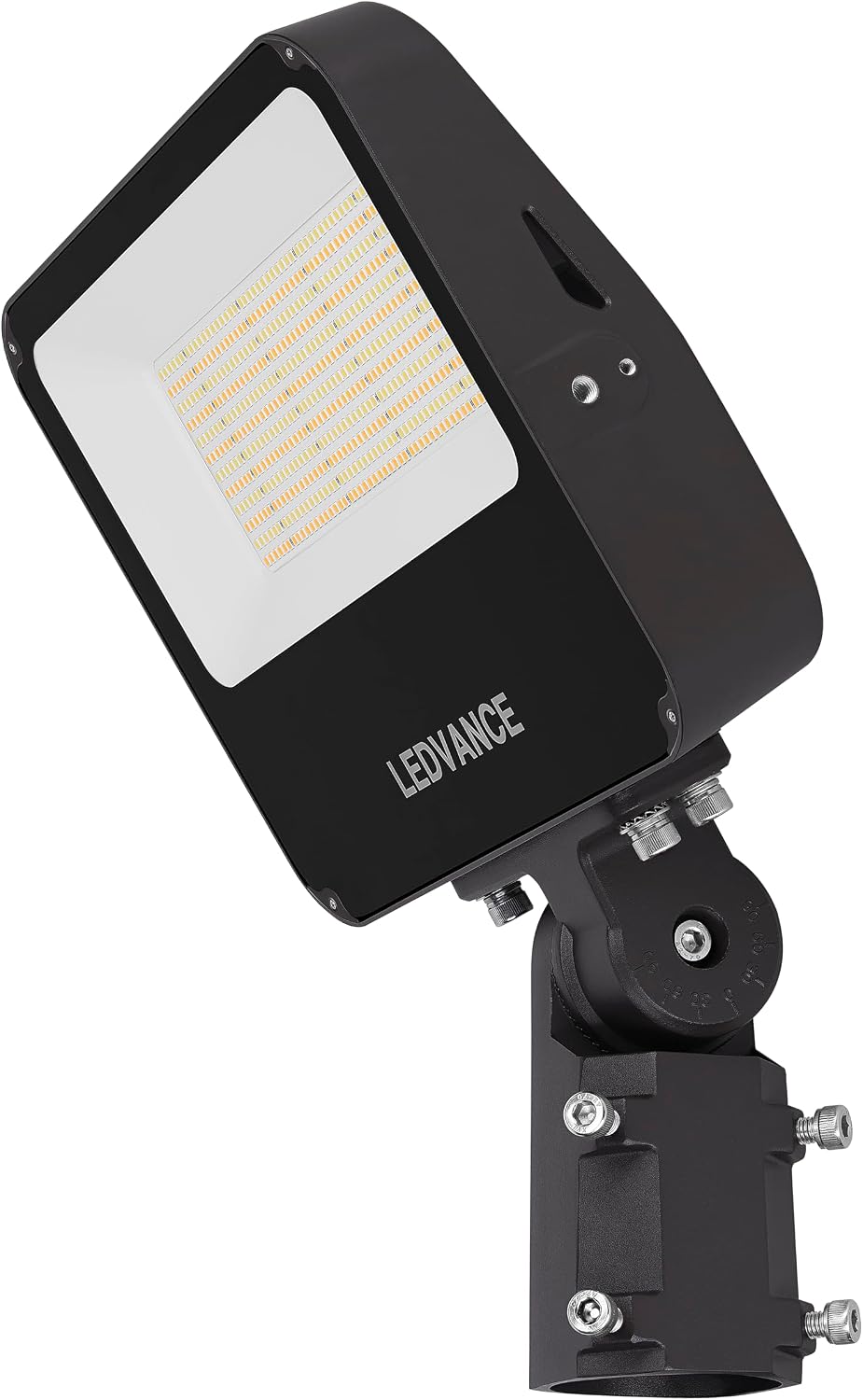 LEDVANCE Dual Selectable Flood LED Light, 80/100/140W, 3 CCT Select 3000/4000/5000K, Dimmable, 12000/15000/21000 LMS, Photocell - 1 Pack (63862)