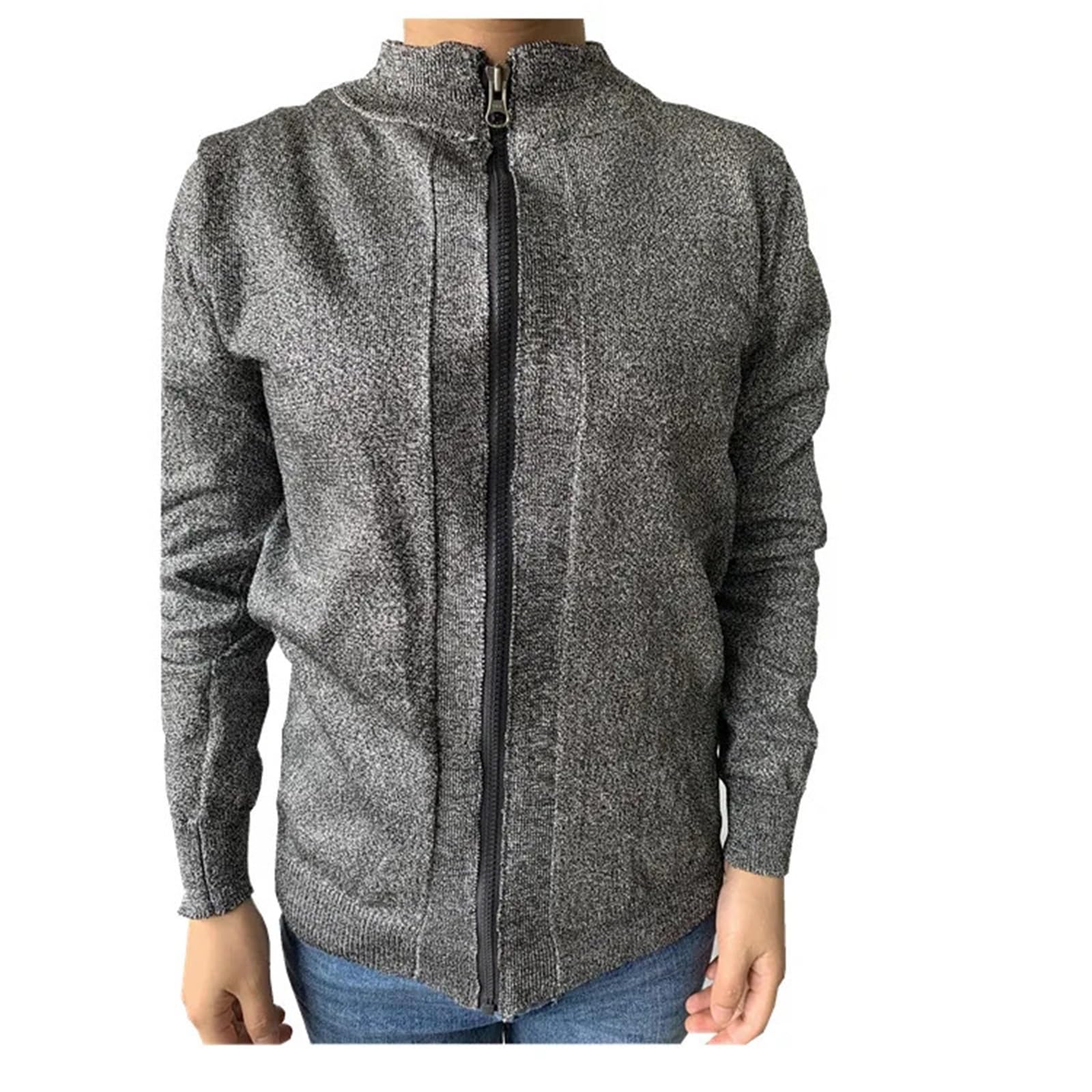 Guantes Anticortes, Chaqueta deportiva con cremallera, good for actividades al aire libre. Ropa protectora anticorte, ligera y moderna, fabricada en polietileno. | Medium