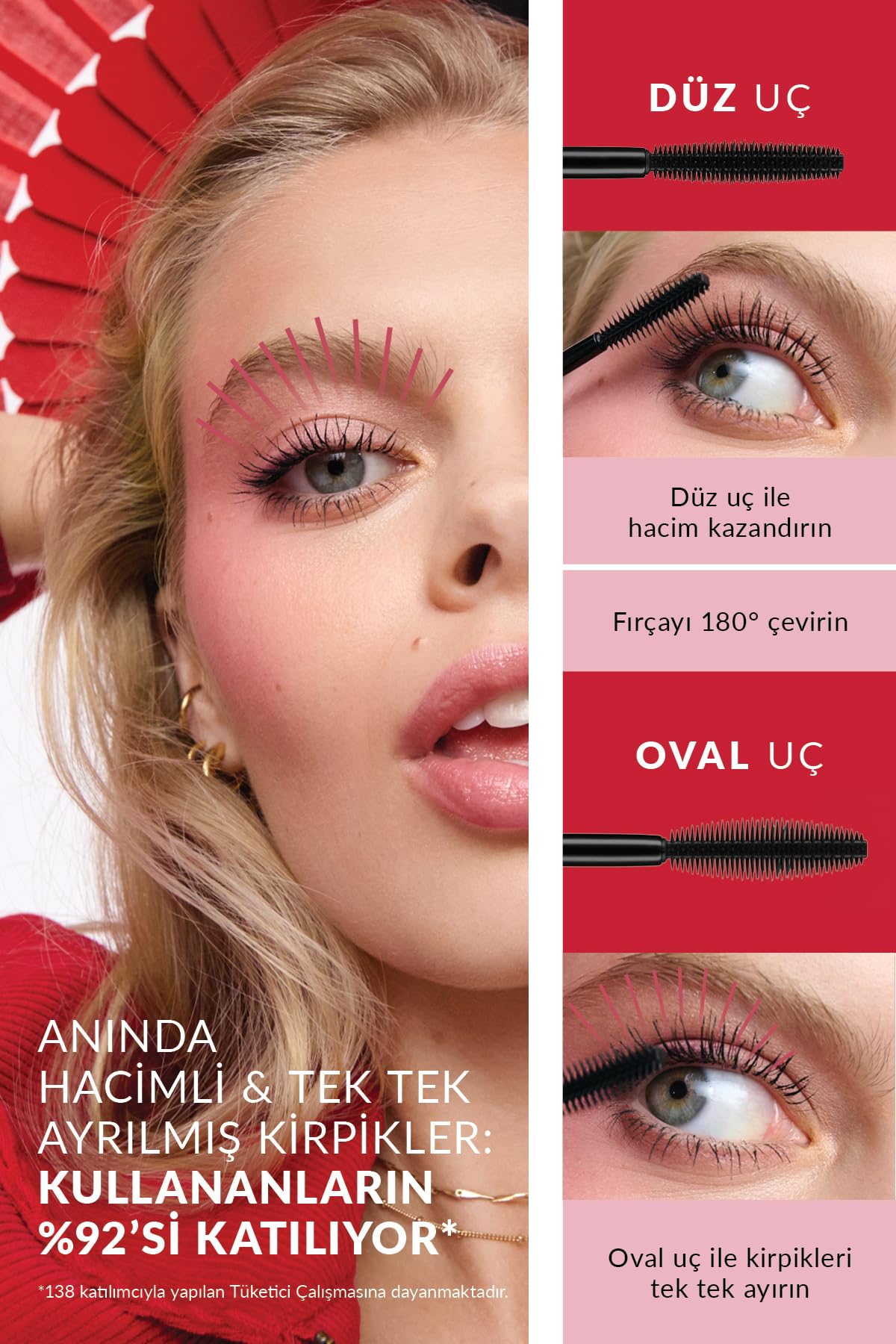 Avon Fan-Omenal Hacim Veren & Tek Tek Ayıran Maskara Brown Black