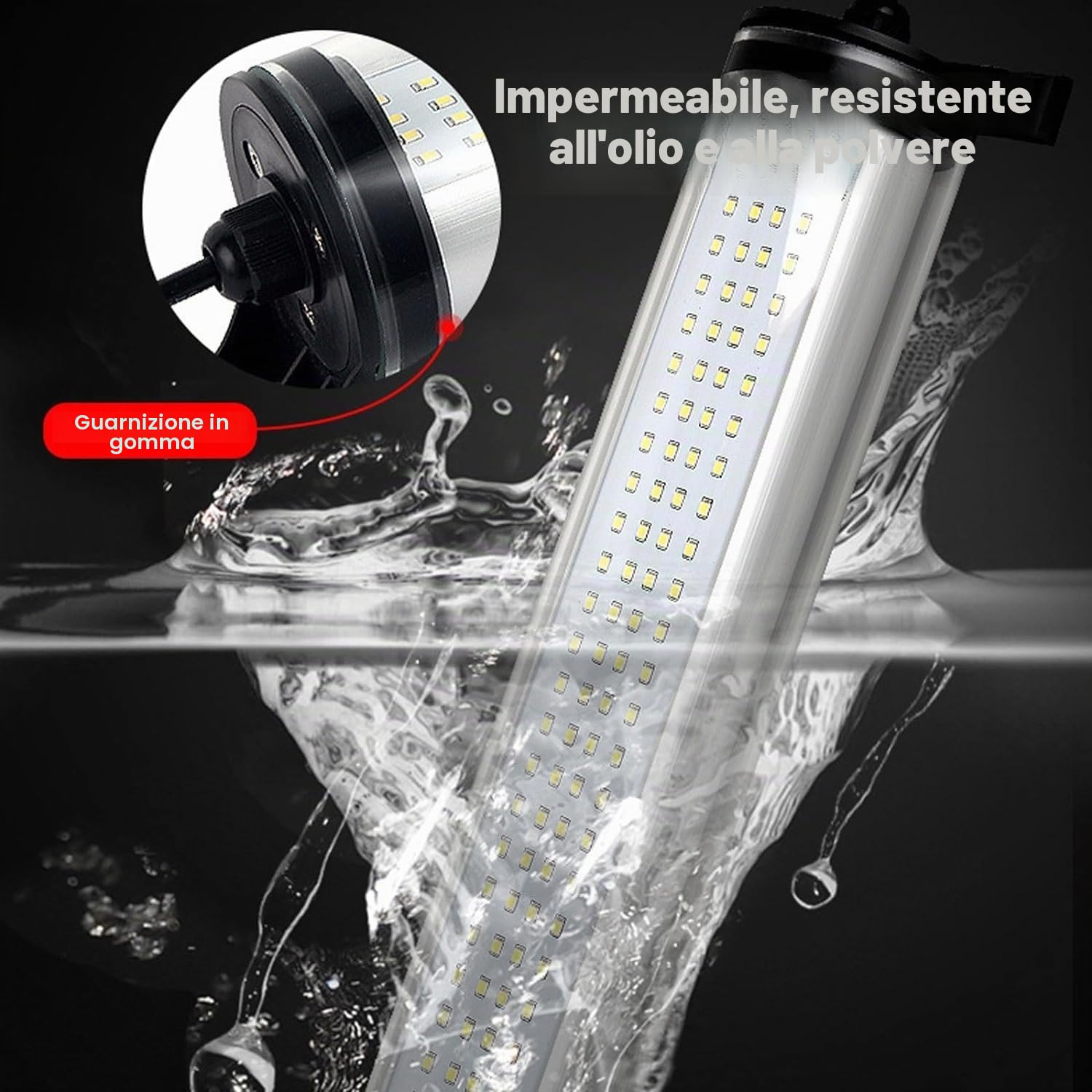 15W Luce a tubo a LED impermeabile Luci da lavoro a prova di esplosione a LED 110-220 V Macchina CNC Illuminazione Interner Lampada industriale Foratura Fresatura Tornio Luce (15)