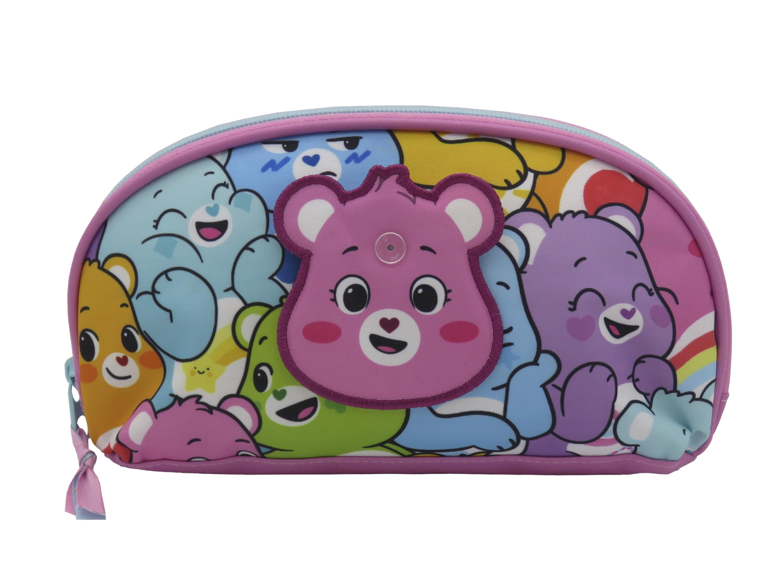CYPBRANDS - Care Bears, Toiletry Bag, Pencil Case, Accessories, Makeup Bag, Multicolor, Loving Bears, Official Product