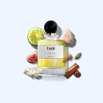 Farje Perfumes Ombre Noir Extrait | Inspired by Noir 29 | Finest Niche-Quality Ingredients | Extrait de Parfum Long Lasting | Unisex Aromatic Fruity 100ml
