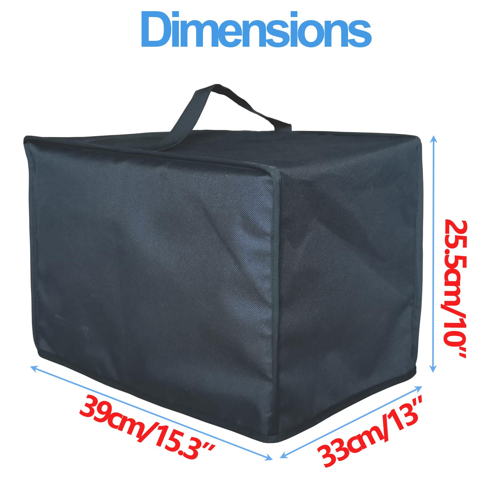 SHTCSZBA Meat Slicer Cover, Food Slicer Cover, Dust Cover for Meat Slicer, Deli Slicer, Food Slicer, Waterproof fabric Easy to Clean & Storage, Fit for Borlebbi 200W Electric Food Slicer