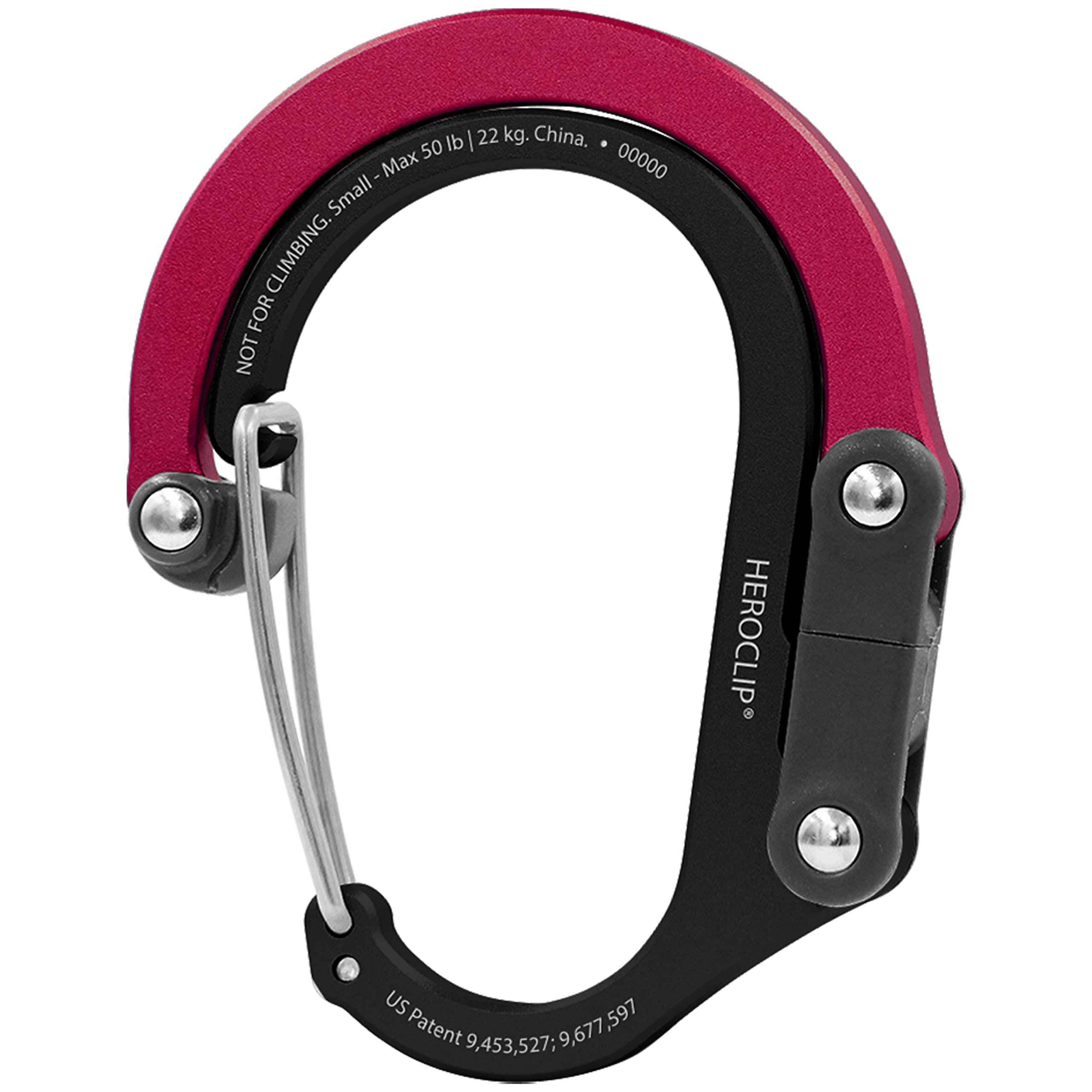 Gear Aid カラビナ型フック ヒーロークリップ スモール レッド 210012-922