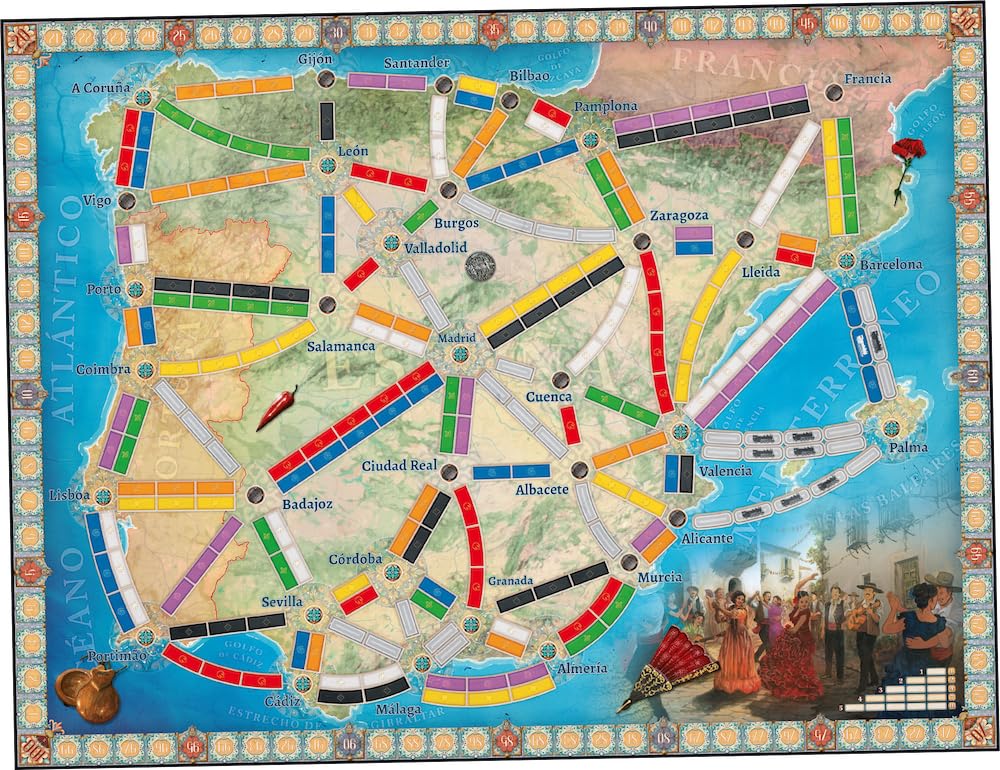 Days of Wonder, Wsiąść do Pociągu: Kolekcja Map 8 - Półwysep Iberyjski i Korea Południowa