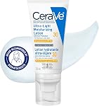 CeraVe Ultra-light Face Moisturizer with SPF 30. Hyaluronic Acid face sunscreen lotion for Men & Women, Normal to Oily & sensitive skin. Fragrance-Free, Oil-Free, Non-Comedogenic, Travel Size 52 ML