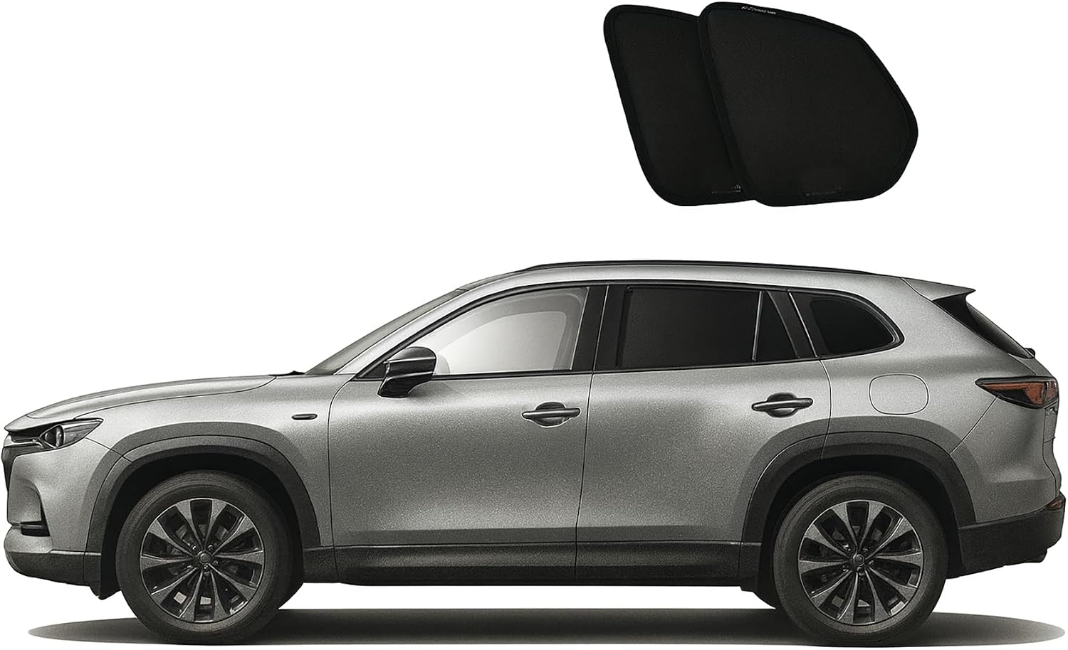 Custom Magnetic Mesh Sunshade for Mazda CX50 2023-2025, Side, Rear & Port Windows Sun Blind for Baby Protection, UV/Heat Reduction,Privacy Shield (2 pcs Rear Window Shades)