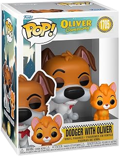 Funko POP! & Buddy: Disney Oliver & Company - Dodger (1 in 6 Chase Chance)