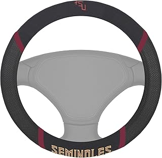 FANMATS NCAA Unisex-Adult Embroidered Steering Wheel Cover