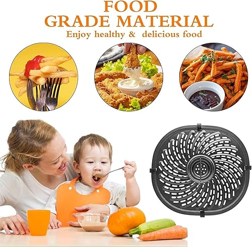 Miniatura 2 de BeranWung - Placa de parrilla de freidora de aire de 7 cuartos para freidora de aire PowerXL VortexGoWise EE. UU., bandeja para freidora de aire