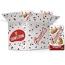 Pavesi Biscotti Frollini Gocciole Cioccolato, 12 Pack da 500 g Senza Olio di Palma