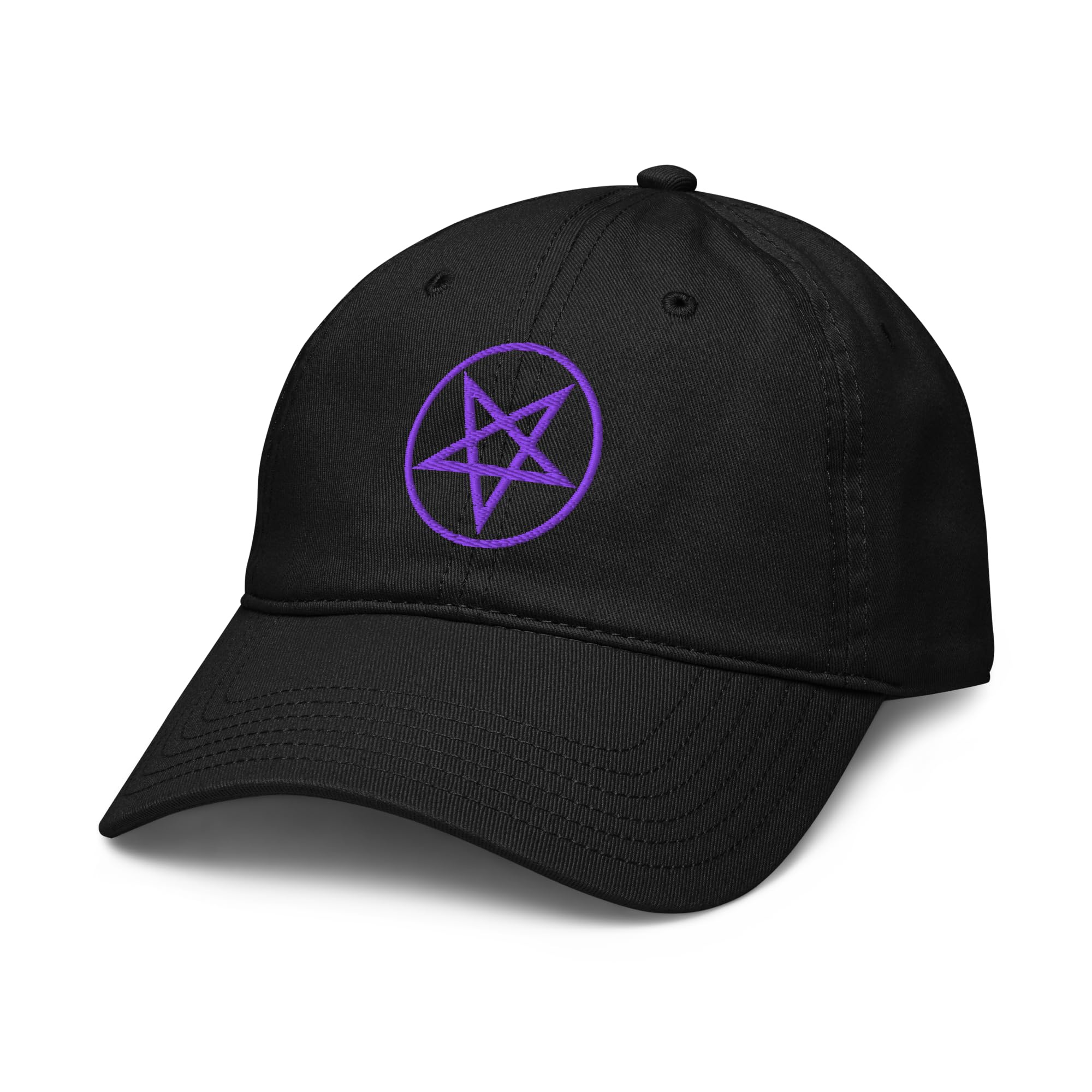 Mötley Crüe OfficialMötley Crüe - Purple Pentagram Logo Adjustable Baseball Hat