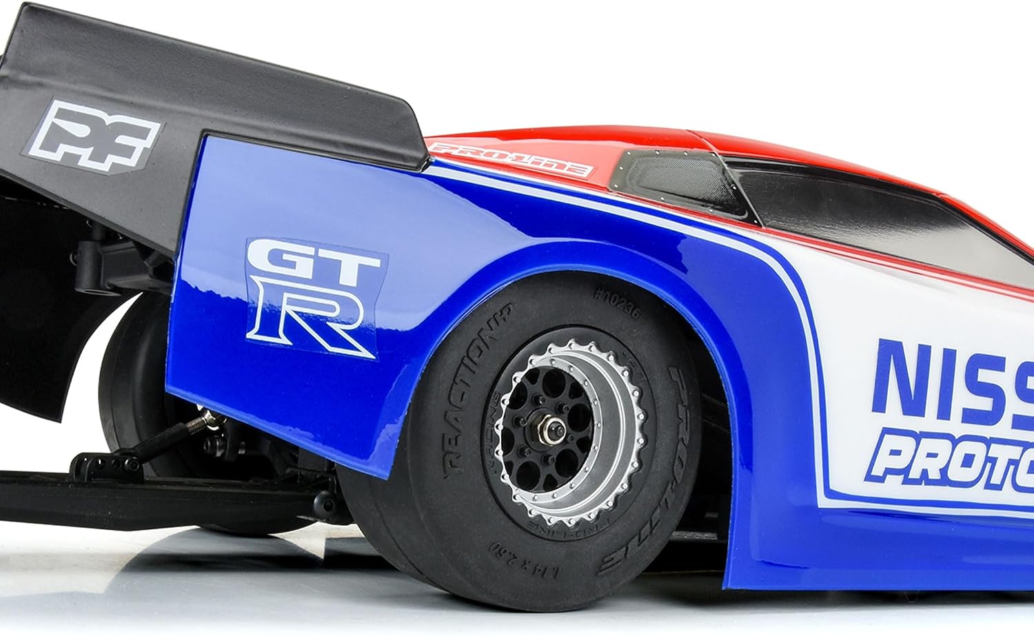 Pro-Line Racing Reaction HP No-Prep Drag Racing Belted Tires 2 for Losi Mini No-Prep Drag Car Rear PRO1023600