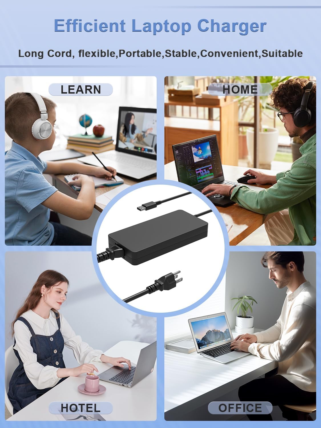 240W Charger Compatible with Msi Stealth A16 16 17 AI+ GS77 Studio, Creator Pro Z16 Z17 Z16/Z17 HX A16 16 AI+ Studio GP66 GP76 Leopard, Vector GP77 GE66 Raider Alpha 17 WE76 Laptop