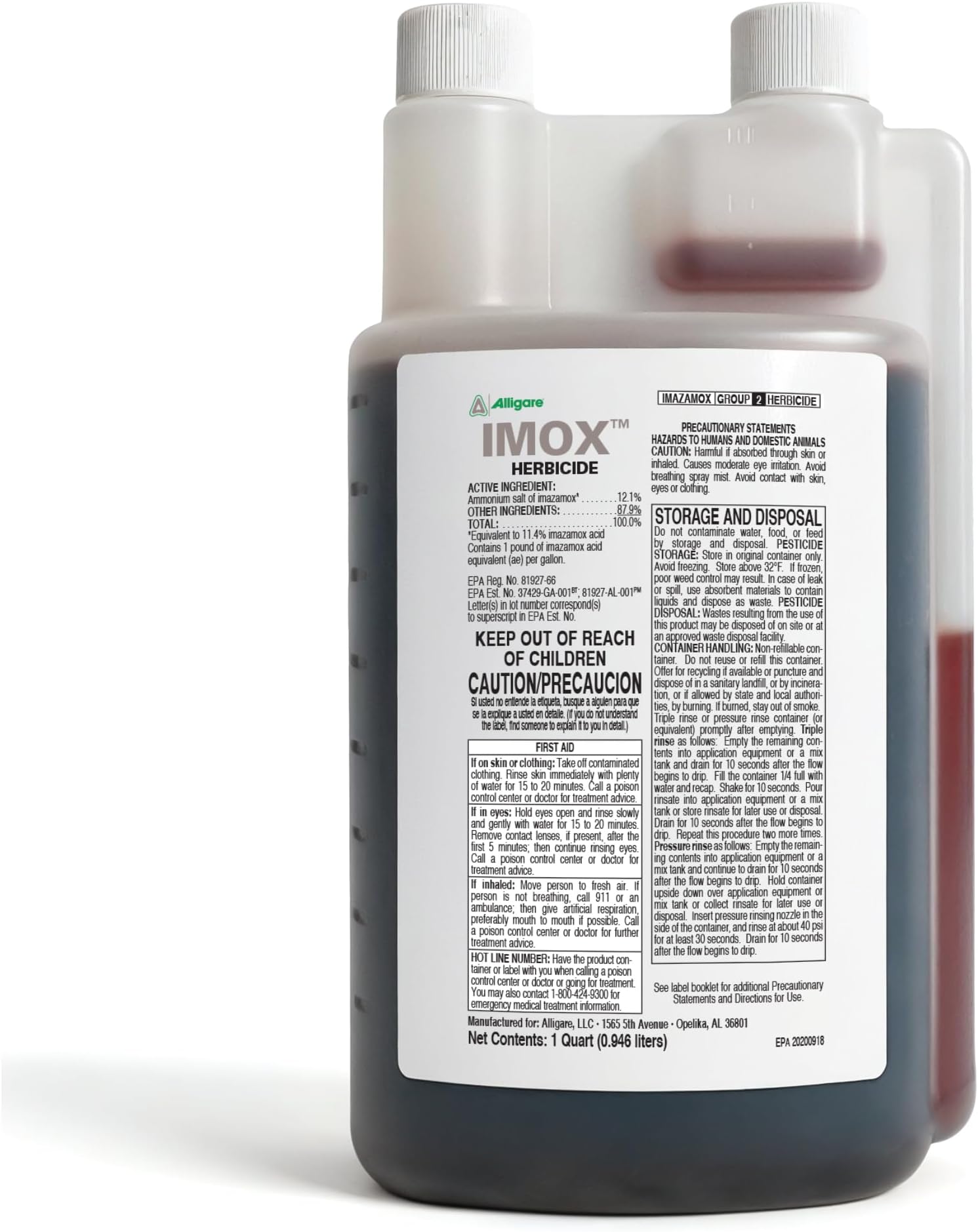ALLIGARE Imox Herbicide