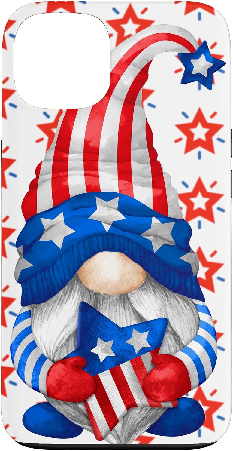 iPhone XR 4th Of July Gnome For Independence Memorial Day Patriotic Case