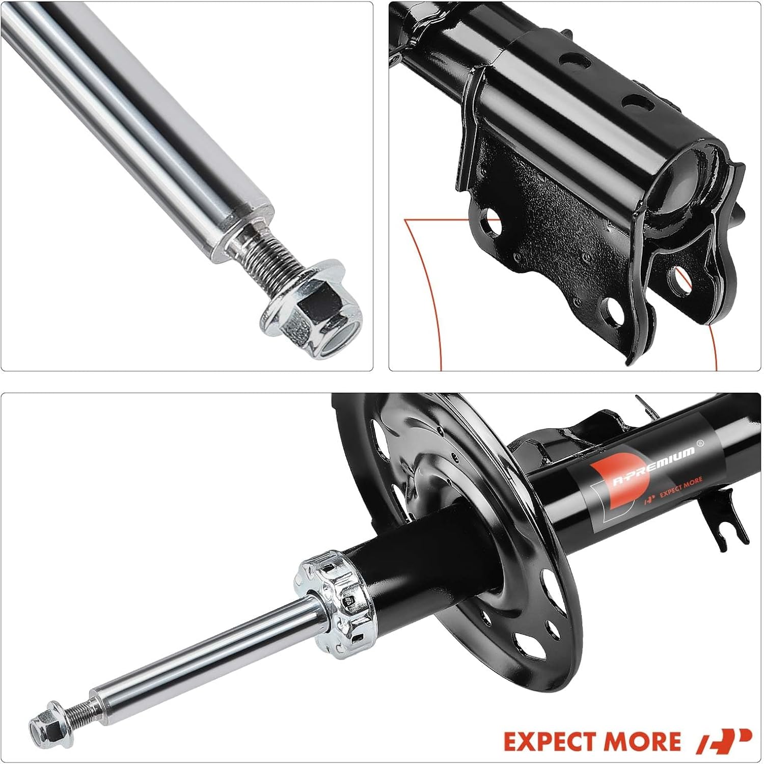 A-Premium Front Shock Absorber Strut Compatible with Nissan Murano 2015-2024, Pathfinder 2013-2020 & Infiniti QX60 2014-2020, JX35 2013, 2-PC Set