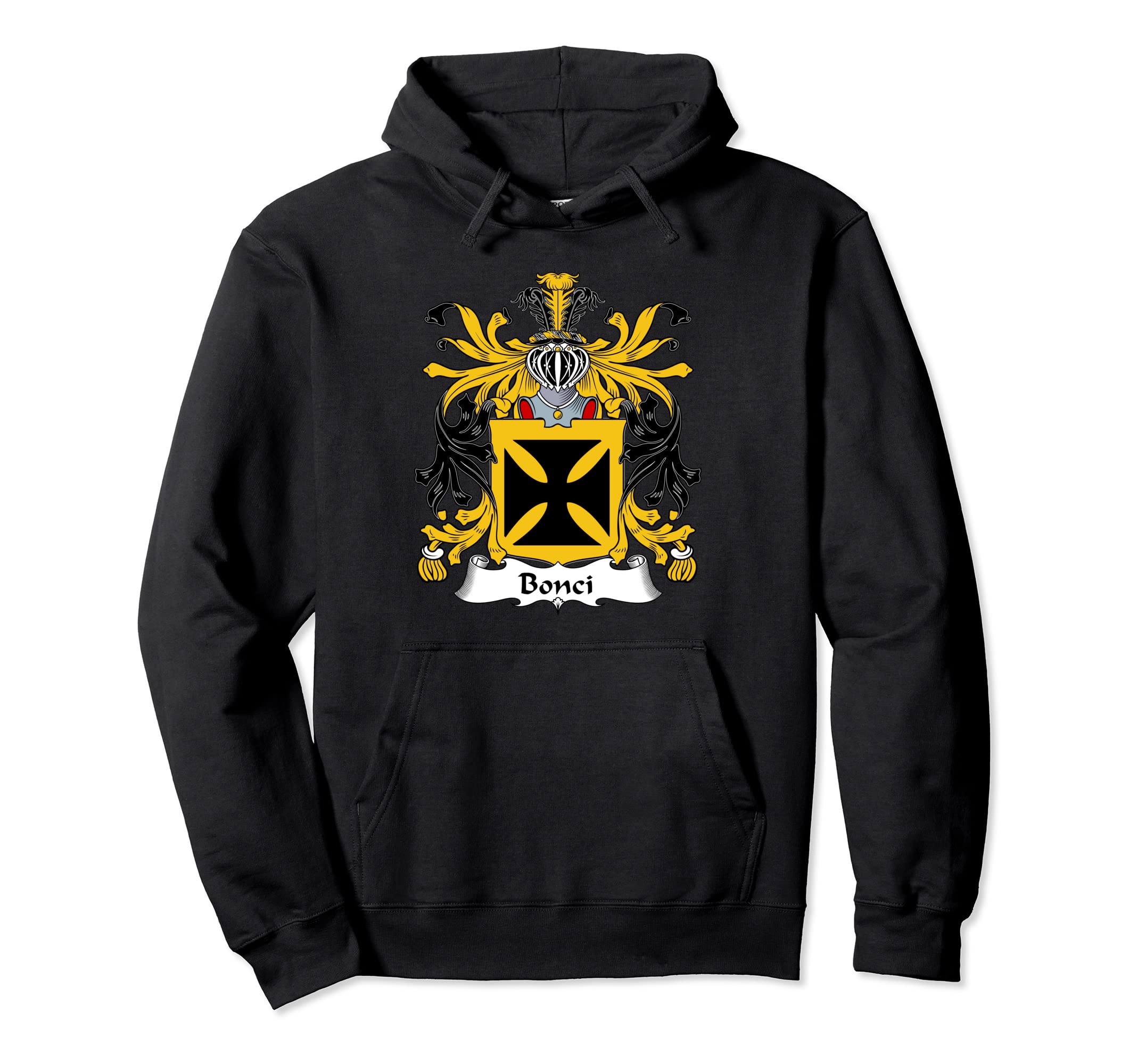 Bonci Coat of Arms - Family Crest Pullover Hoodie