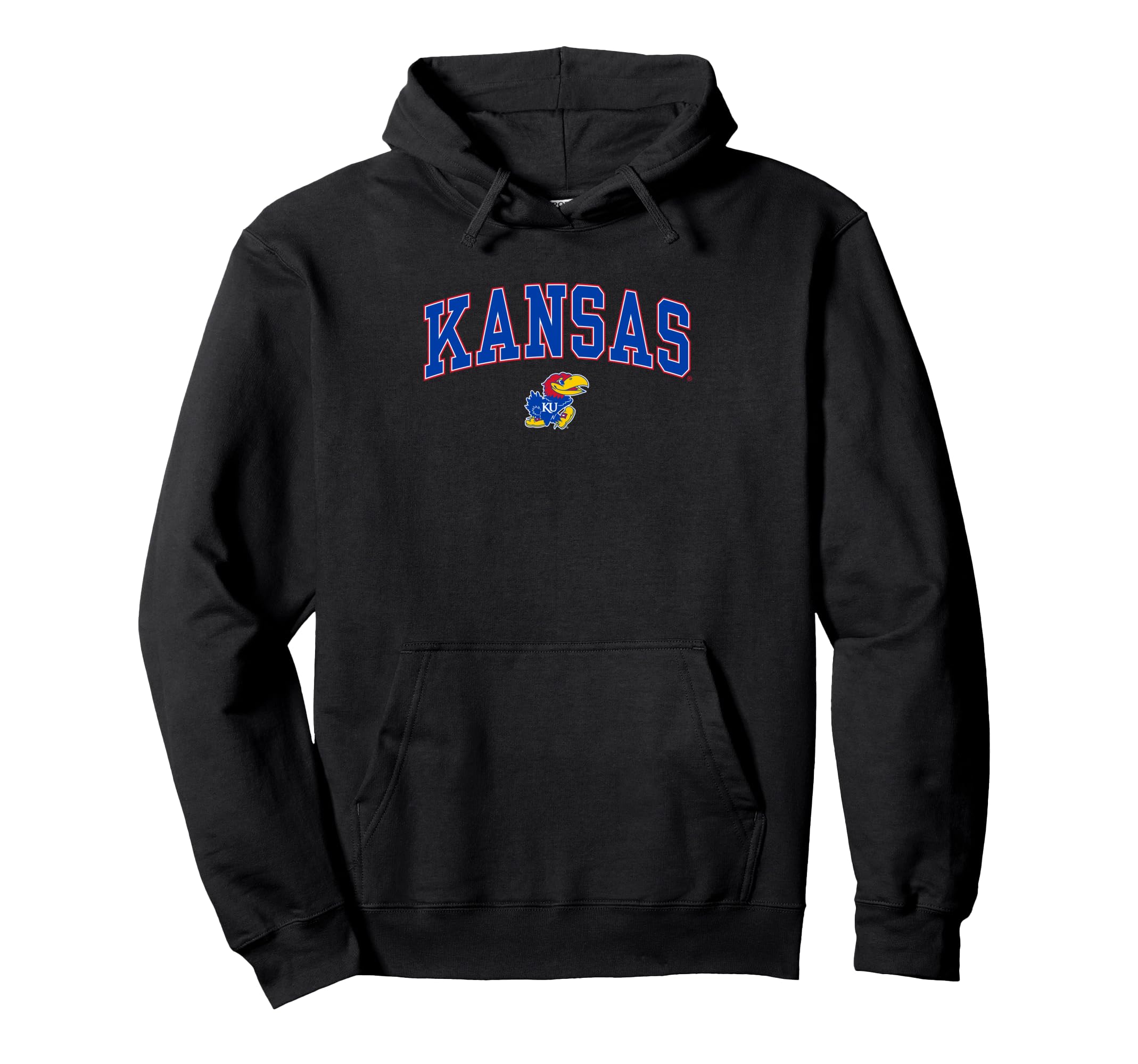 Kansas Jayhawks Arch Over Officially Licensed Pullover Hoodie Small