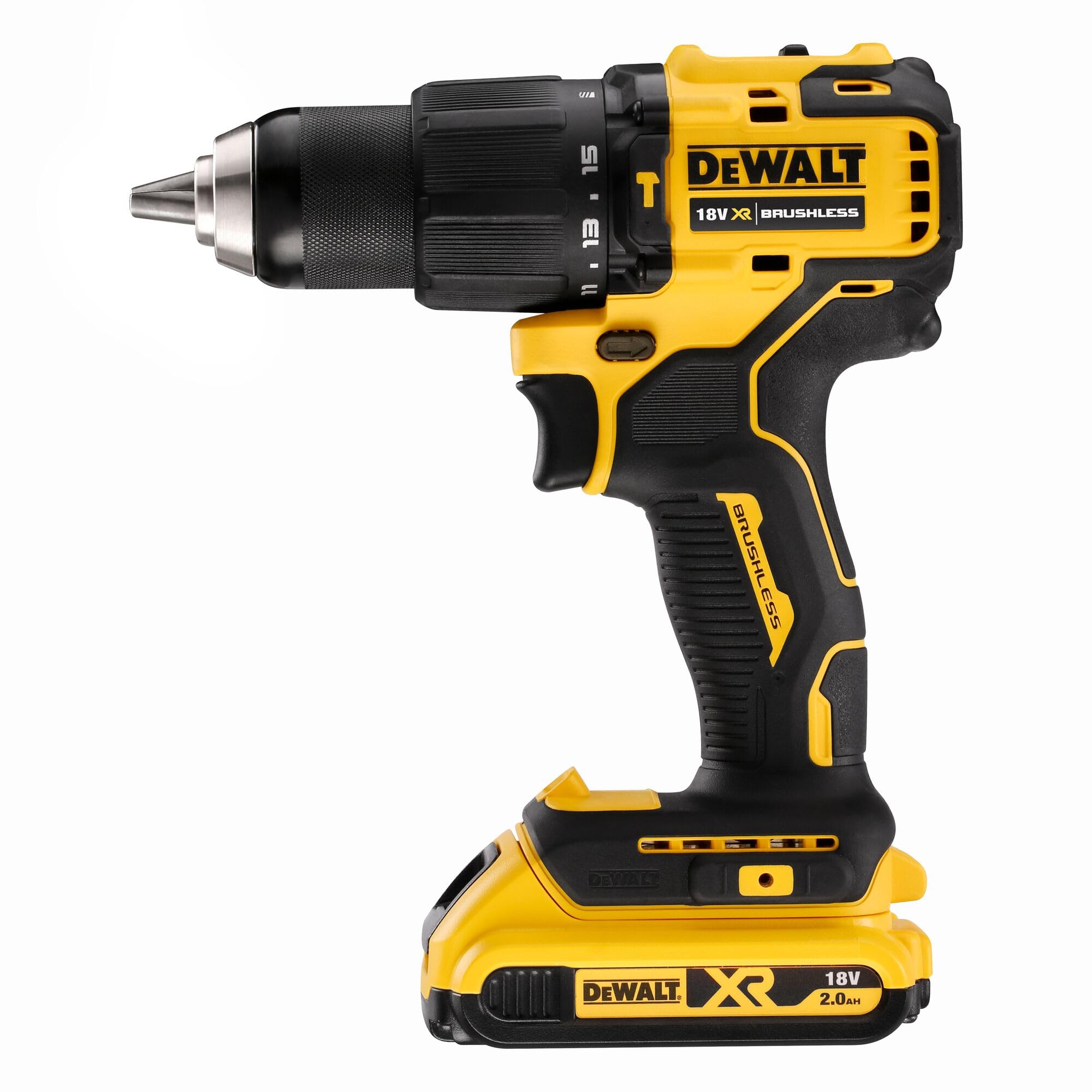 DEWALT DCD709D2T-QW Avvitatore a batteria con batteria con ricaricatore Motore senza spazzole