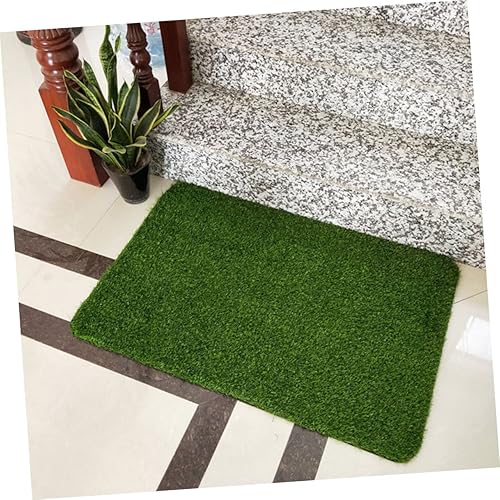 Miniatura 3 de Alfombra de hierba falsa para exteriores, alfombra de puerta delantera, alfombra de césped sintético para el hogar