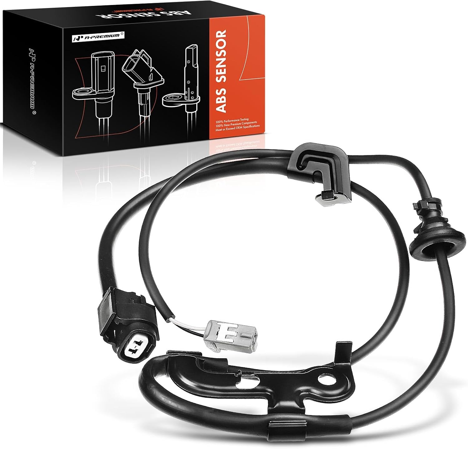 A-Premium Wire Harness for Rear Left ABS Wheel Speed Sensor Compatible with Lexus & Toyota Models - ES350 2007-2010, Camry 2007-2009, Sedan - Without Sensor