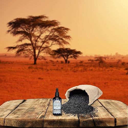 Miniatura 2 de Aceite virgen extra prensado en frío de semillas negras egipcias Shea Terra, aceite totalmente natural para apoyar el sistema inmunológico, fomentar