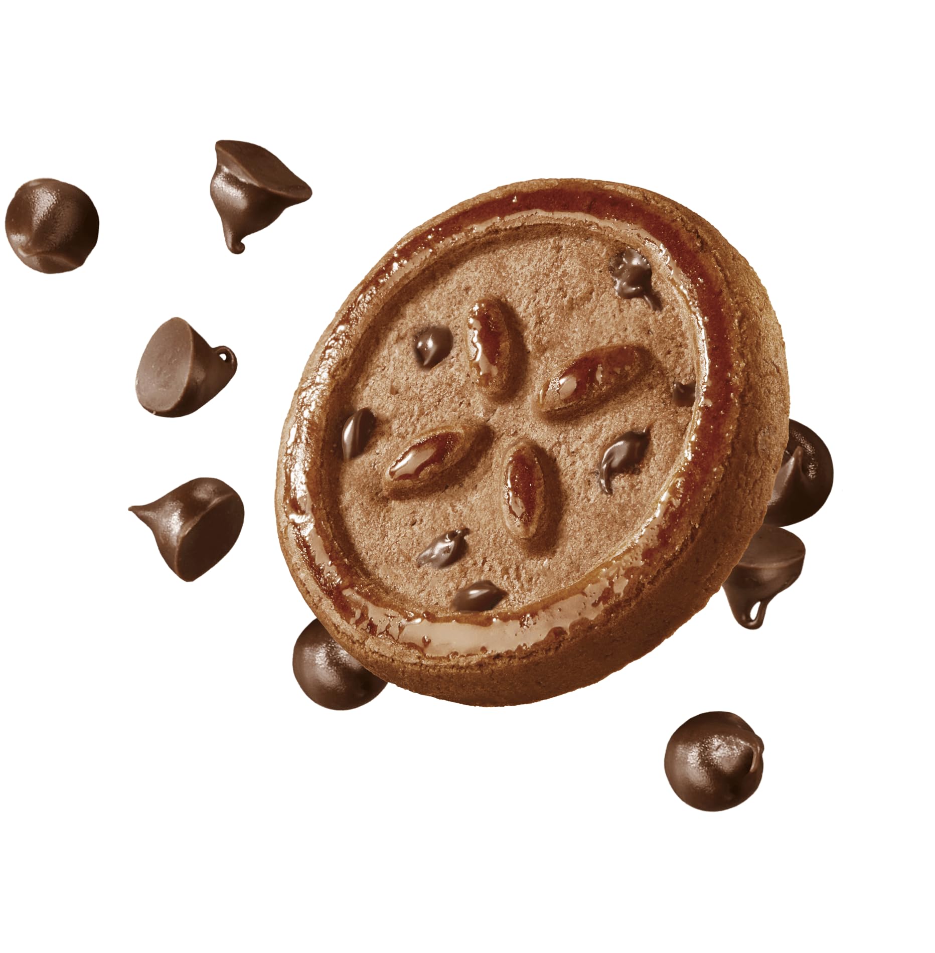 Galbusera ZeroGrano Frollini con Cacao e Gocce di Cioccolato, Senza Glutine e Lattosio (Gluten & Lactose Free) 220g [CAIYA® BOX da 8 Confezioni]