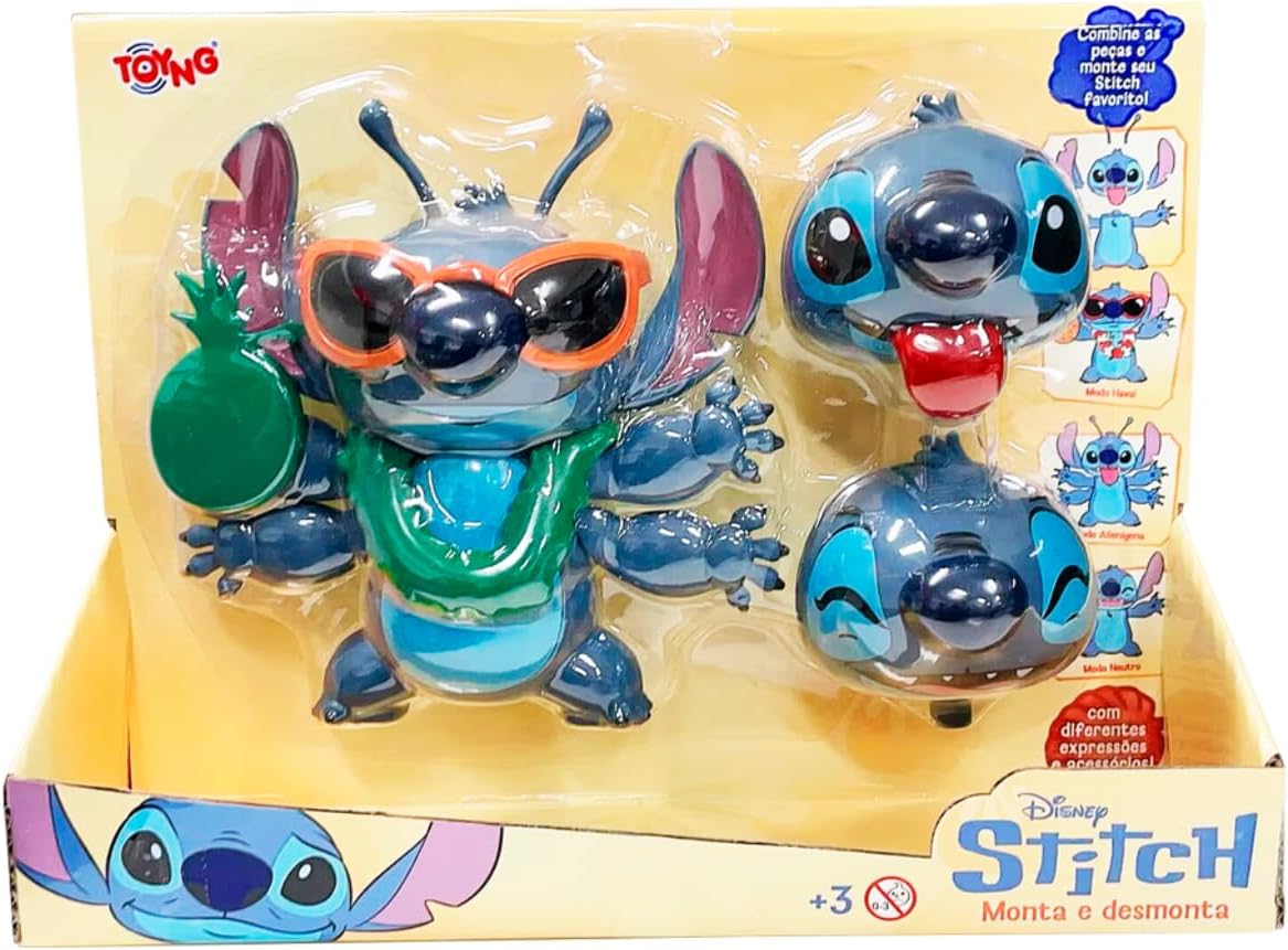 Toyng – Disney – Monta e Desmonta Stitch