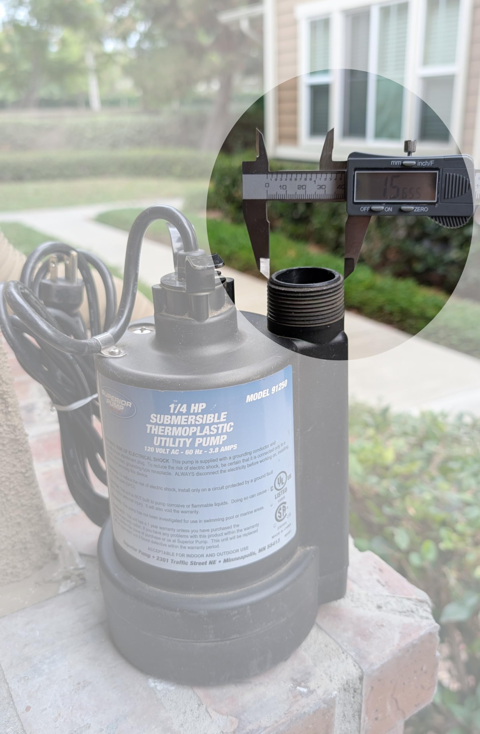 Adaptador de manguera de jardín NPT hembra de 1,25 pulgadas (1,25 pulgadas FIPT x 3,2 cm x 34 pulgadas GHT) para bombas de alberca y sumidero (adaptadores NPT hembra de 1 pulgada o