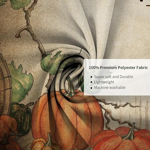 Miniatura 4 de Wathon Cortina de ducha con versículo bíblico, decoración de baño de otoño, cita de las Escrituras cristianas con calabaza de cosecha de otoño,