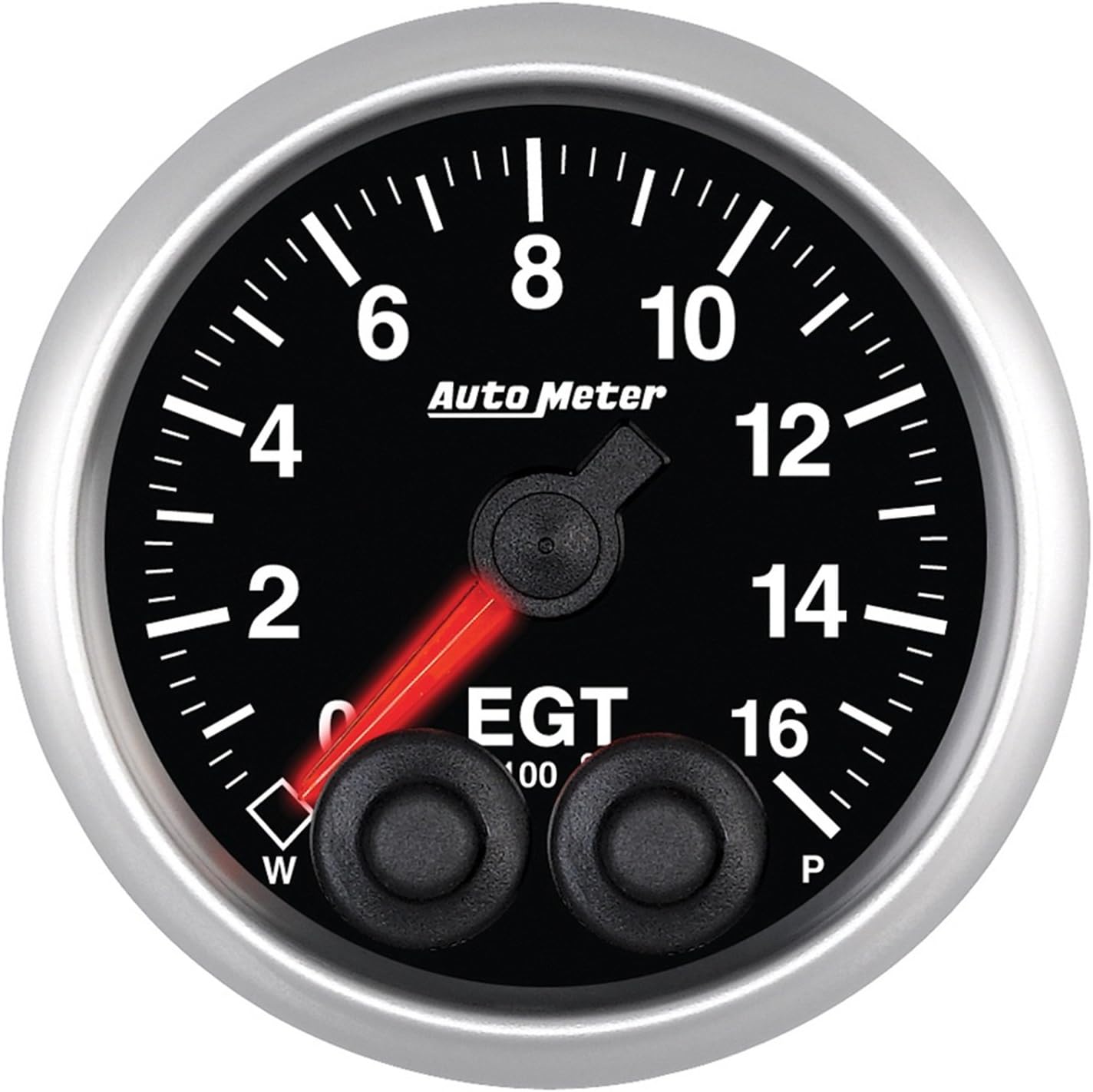 Auto Meter 5646 Elite 2-1/16" 0-1600 Degree Fahrenheit Exhaust Gas Temperature Pressure Gauge