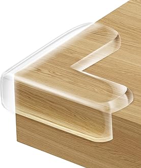 28 Pack Table Corner Protectors Baby Proofing Corner Guards Furniture and Edge Guards Stop Child Head Injuries Sharp Corners