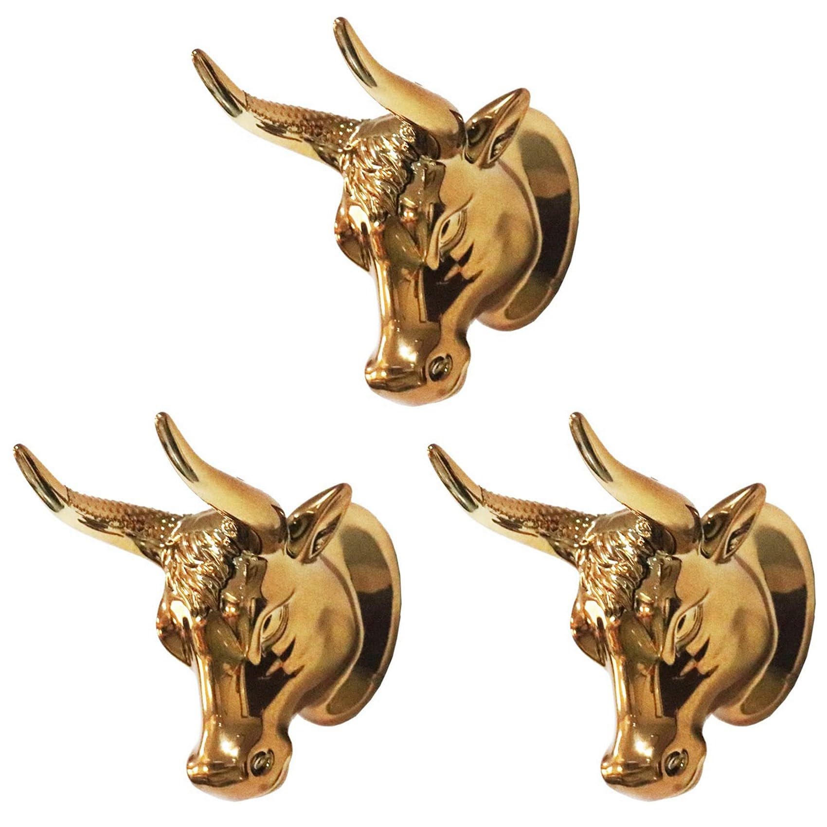 CENMEN 3X Guitar Holder Wall Hanger Bull Art Guitar Ukulele Hook Guitar Hanger Wall Hook Holder Stand for Guitar Ukulele