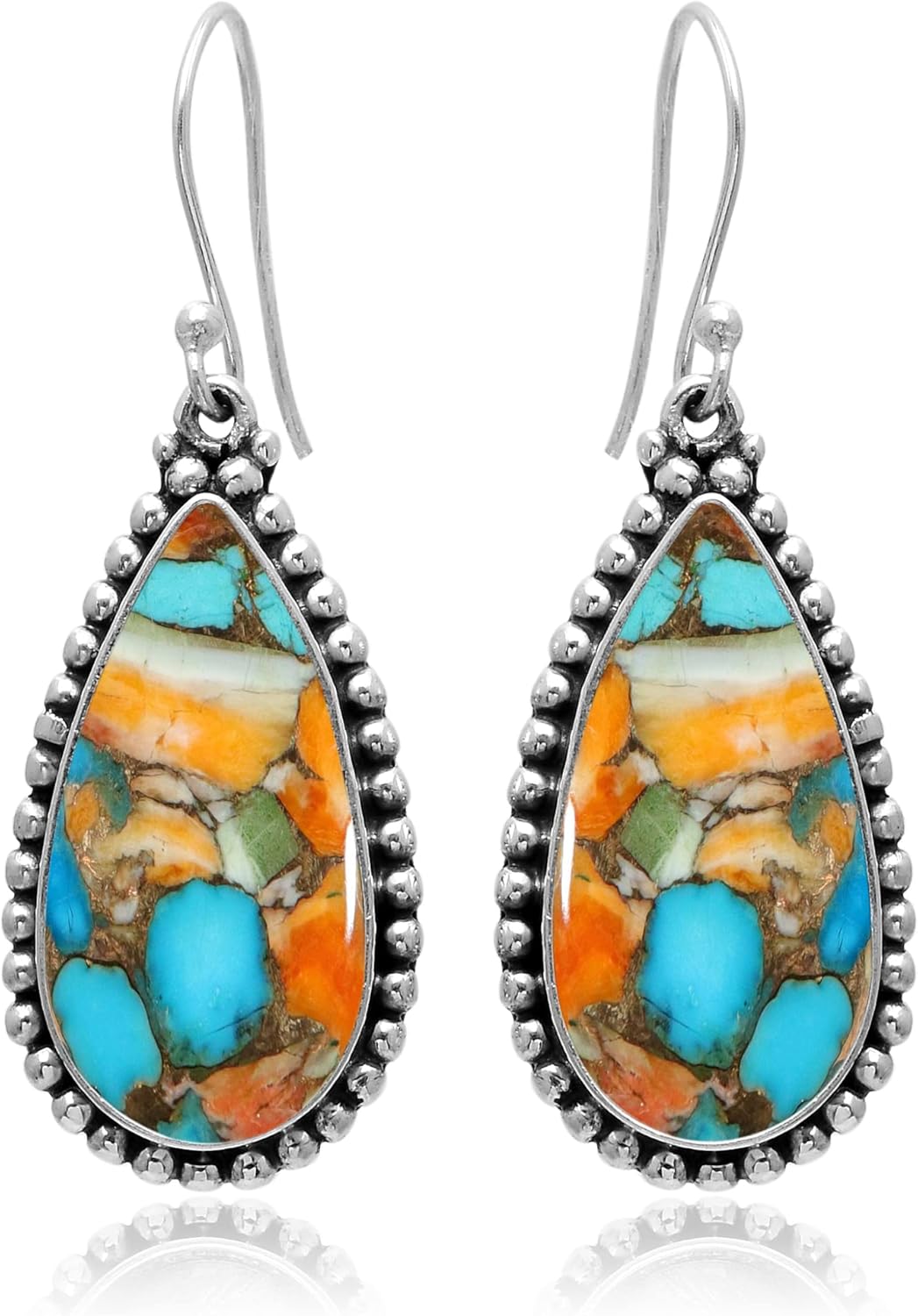 Sterling Silver Dangle Earrings For Women's Girls – Gifts For Women's Birthday Anniversary Wife Mom Girlfriend Sister Daughter – Boho Western Style Fashion Handmade Jewellery