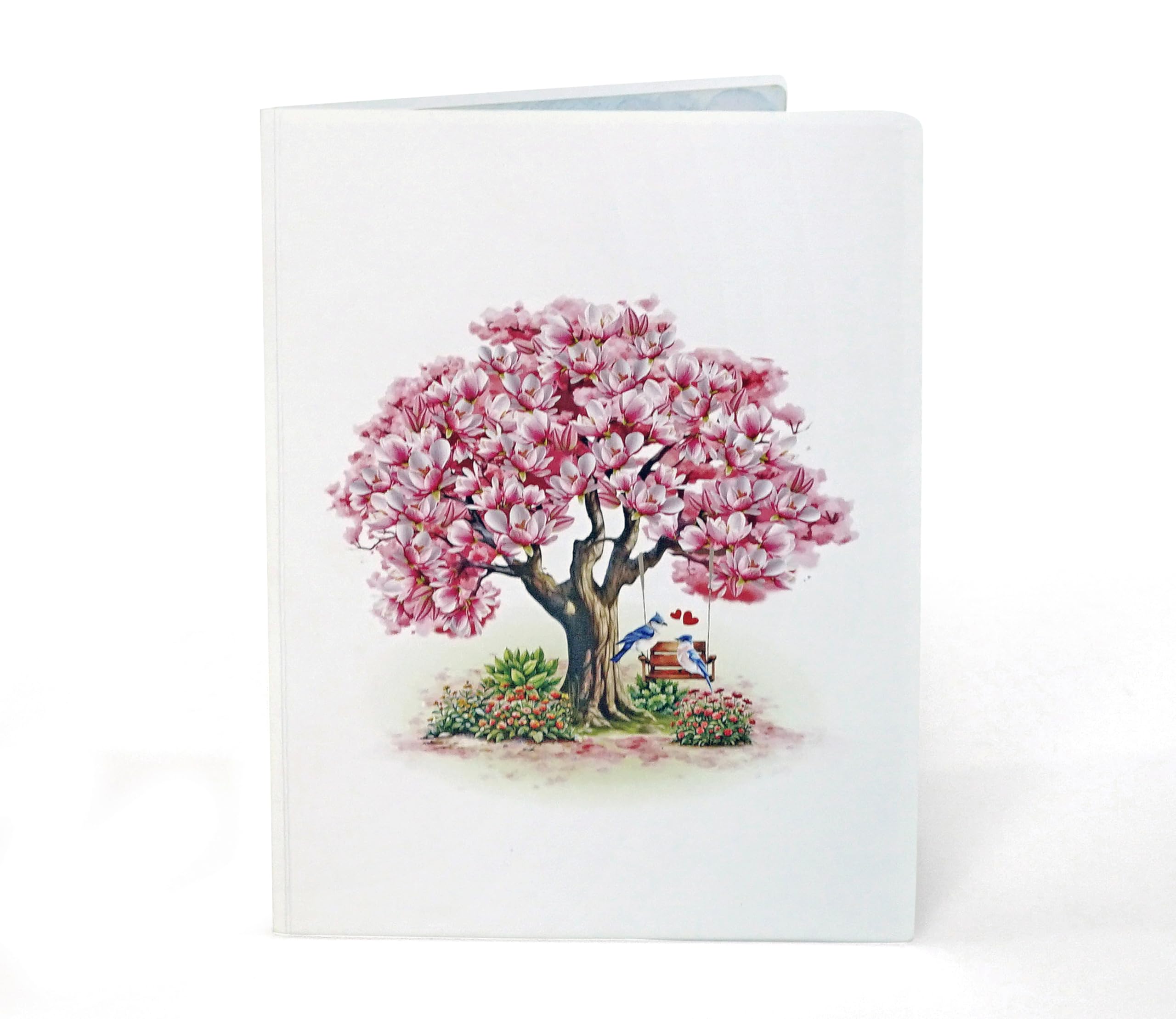 CUTPOPUP Magnolia with Blue Jay Couple Pop Up Anniversary Cards, Wedding Anniversary Card, 3D Valentines Day - Image 4
