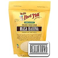 Vista 6 de Paquete orgánico Masa Harina. Incluye una bolsa de 24 onzas de Bobs Red Mill Masa Harina. La harina de maíz dorado Bobs Red Mill es ideal