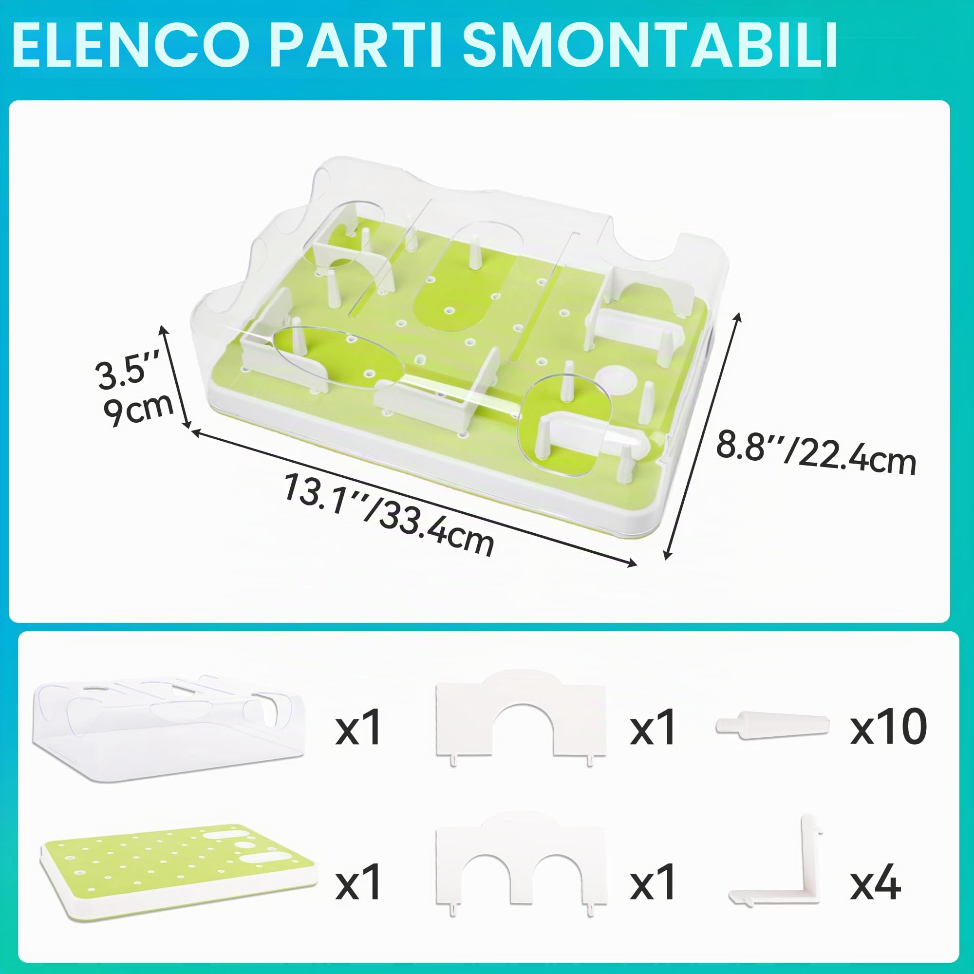 ALL FOR PAWS Interactive Cat Puzzle Feeder Food Treat Puzzle, Treat Game Maze Toy Cat Brain Stimulation Toys Slow Feeder Gattino Arricchimento Giocattoli Indoor
